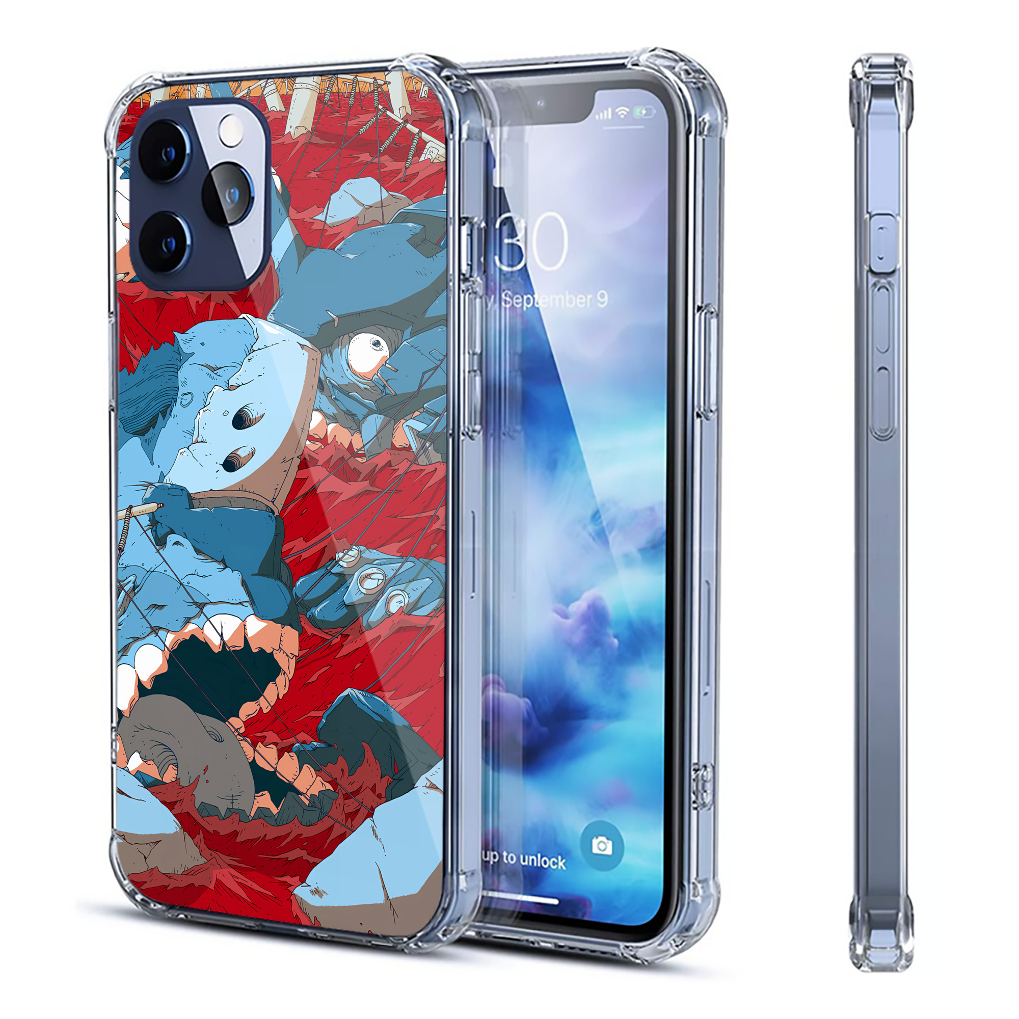 （画像用） EVA 新世紀エヴァンゲリオン 【iPhone 12シリーズ対応】透明スマホケース（クリアソフトケース）